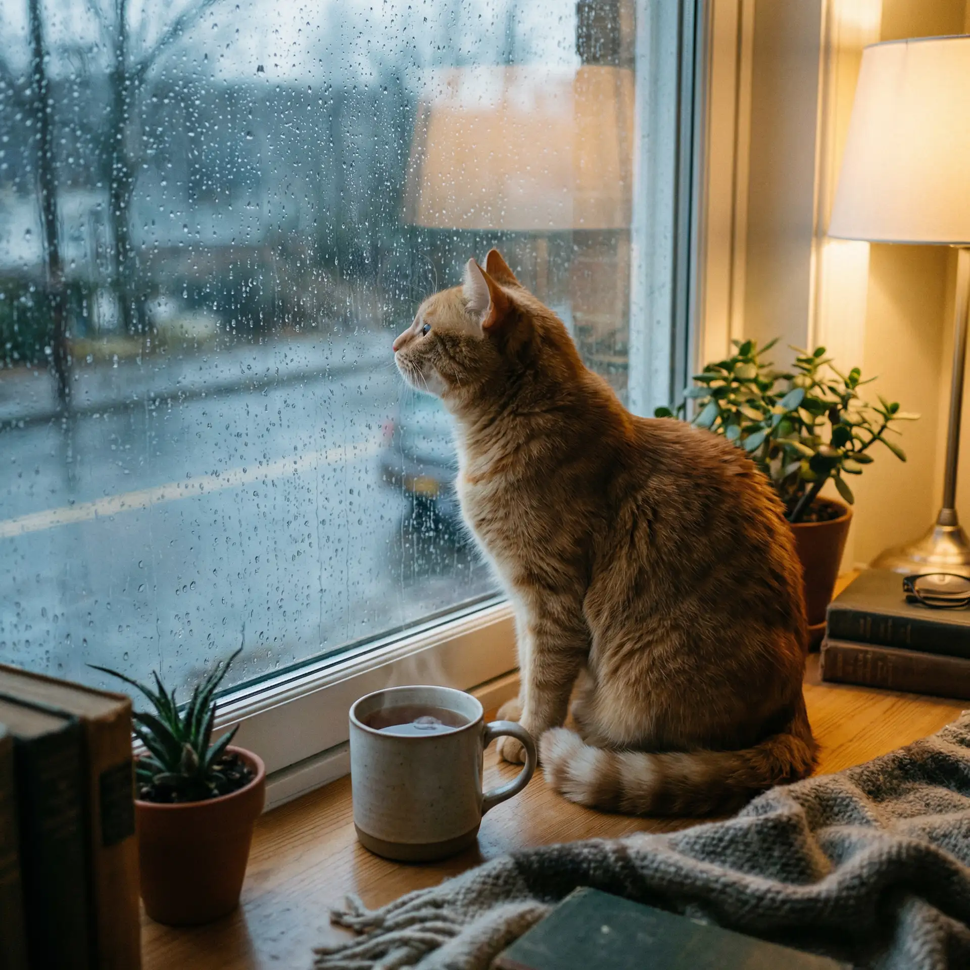猫咪望着窗外的雨 - 少妇愉情理伦片高潮电影